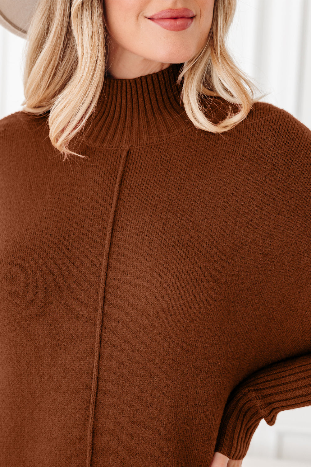 Mia Center Seam Shift Sweater