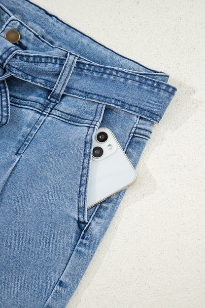 Ava Sash Wide Leg Jeans