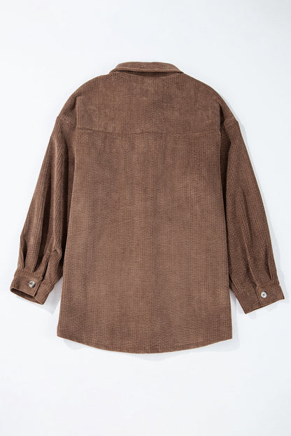 Eleanor Corduroy Flap Up Shacket