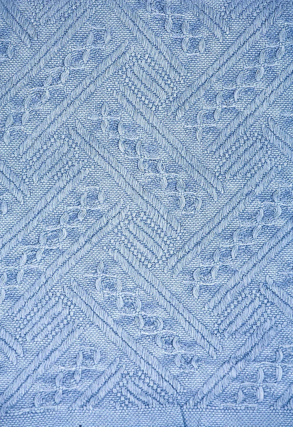 Kasentex 100% Cotton Soft Knitted Throw Blanket, Room Decor, Graduation Gifts, Fathers Day Gift, Mom Gift Kasentex