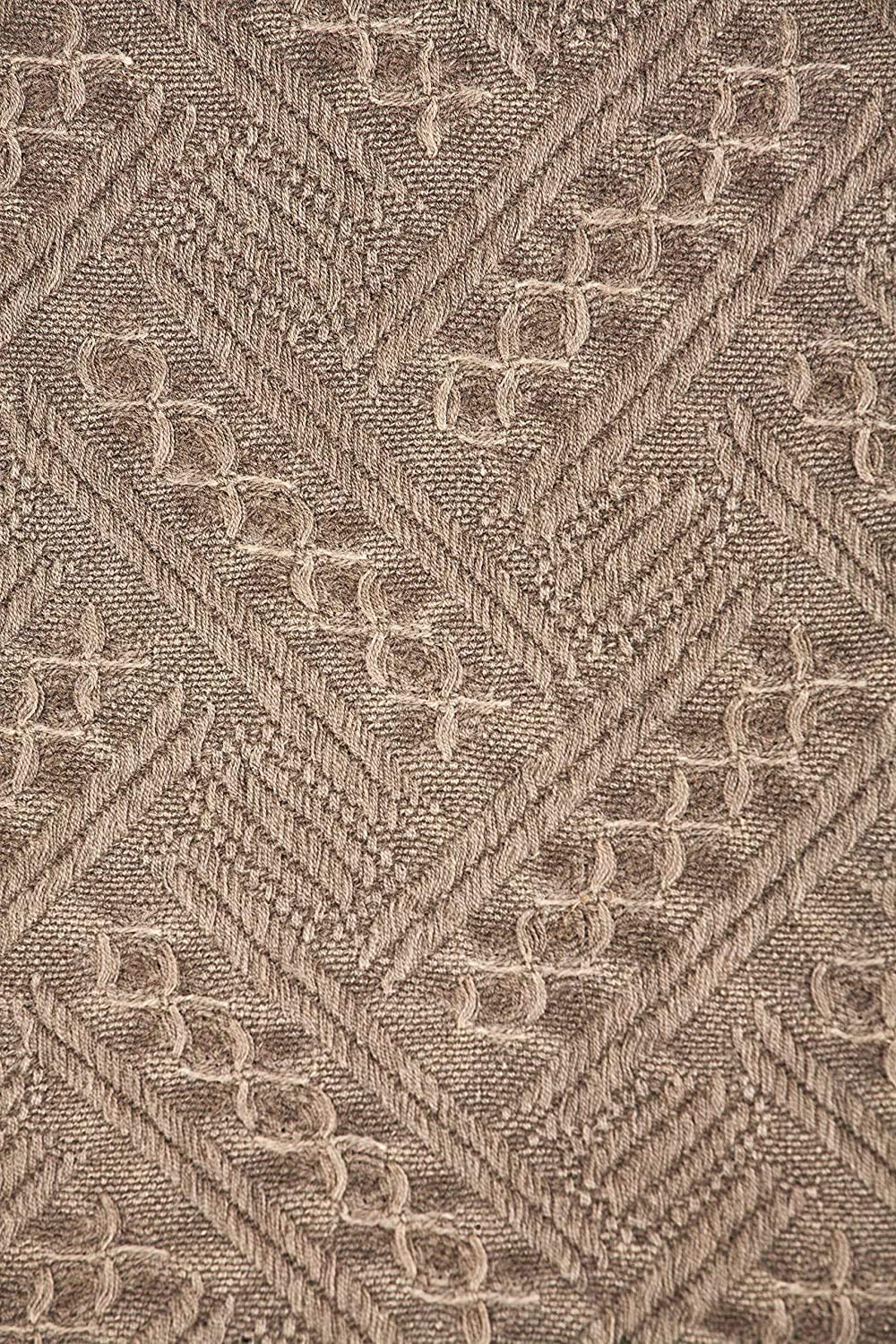 Kasentex 100% Cotton Soft Knitted Throw Blanket, Room Decor, Graduation Gifts, Fathers Day Gift, Mom Gift Kasentex