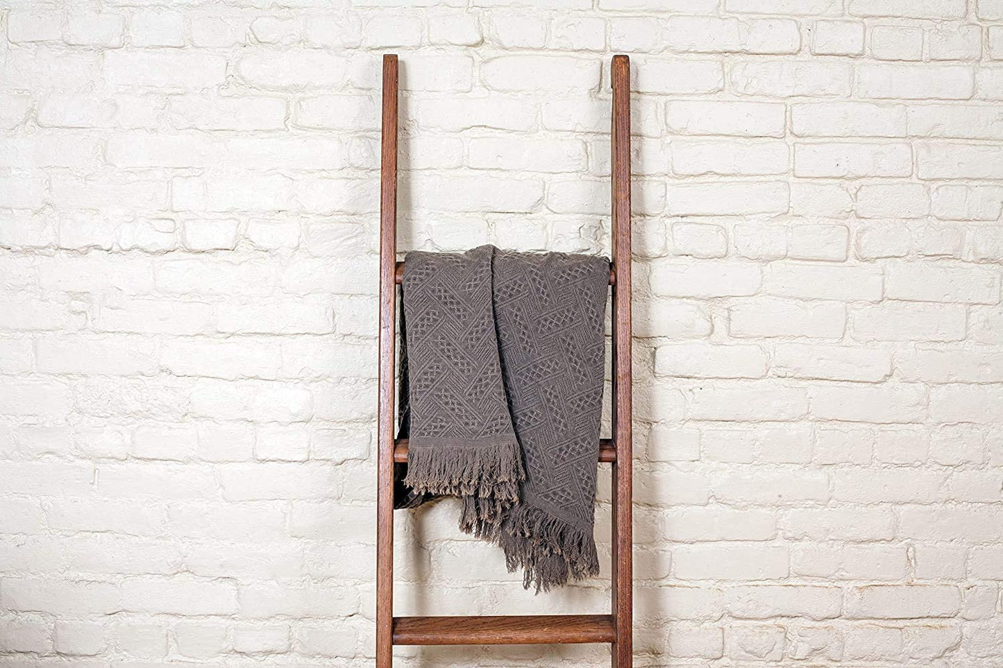 Kasentex 100% Cotton Soft Knitted Throw Blanket, Room Decor, Graduation Gifts, Fathers Day Gift, Mom Gift Kasentex