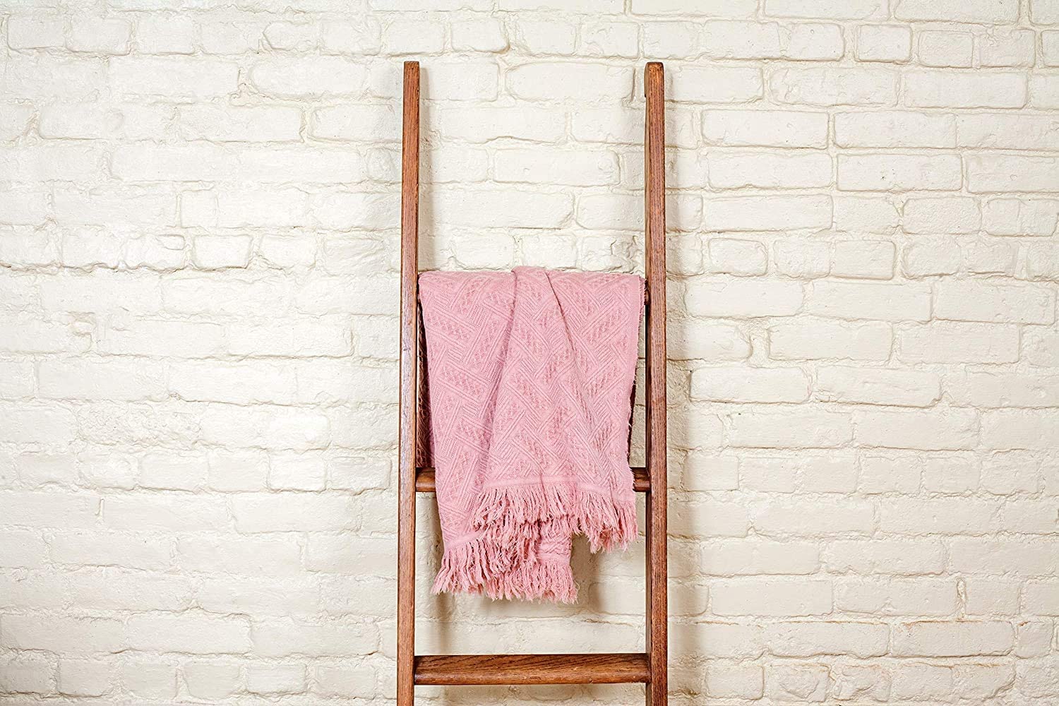 Kasentex 100% Cotton Soft Knitted Throw Blanket, Room Decor, Graduation Gifts, Fathers Day Gift, Mom Gift Kasentex
