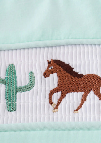 Western smocked boy set - Get it from Bo