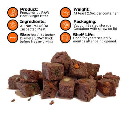 Beef Burger Bites Bad Dog Gang