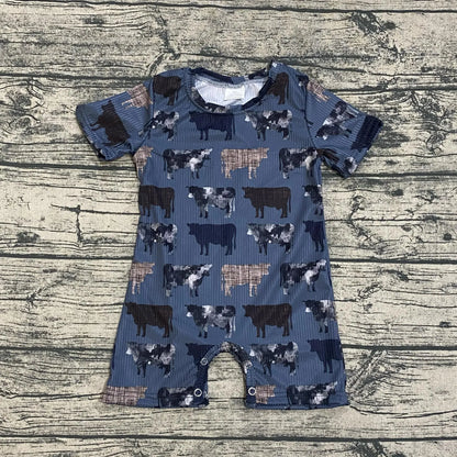 Cattle ribbed material boy romper - Get it from Bo