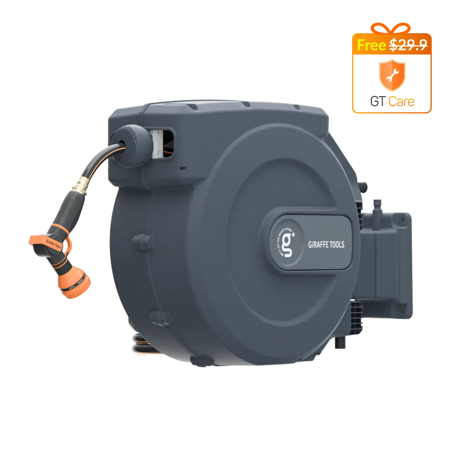 Retractable Garden Hose Reel-5/8 in-115ft Giraffe Tools US