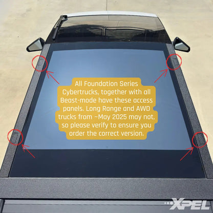 Xpel Armor Roof Trim Protection for Cybertruck Abstract Ocean
