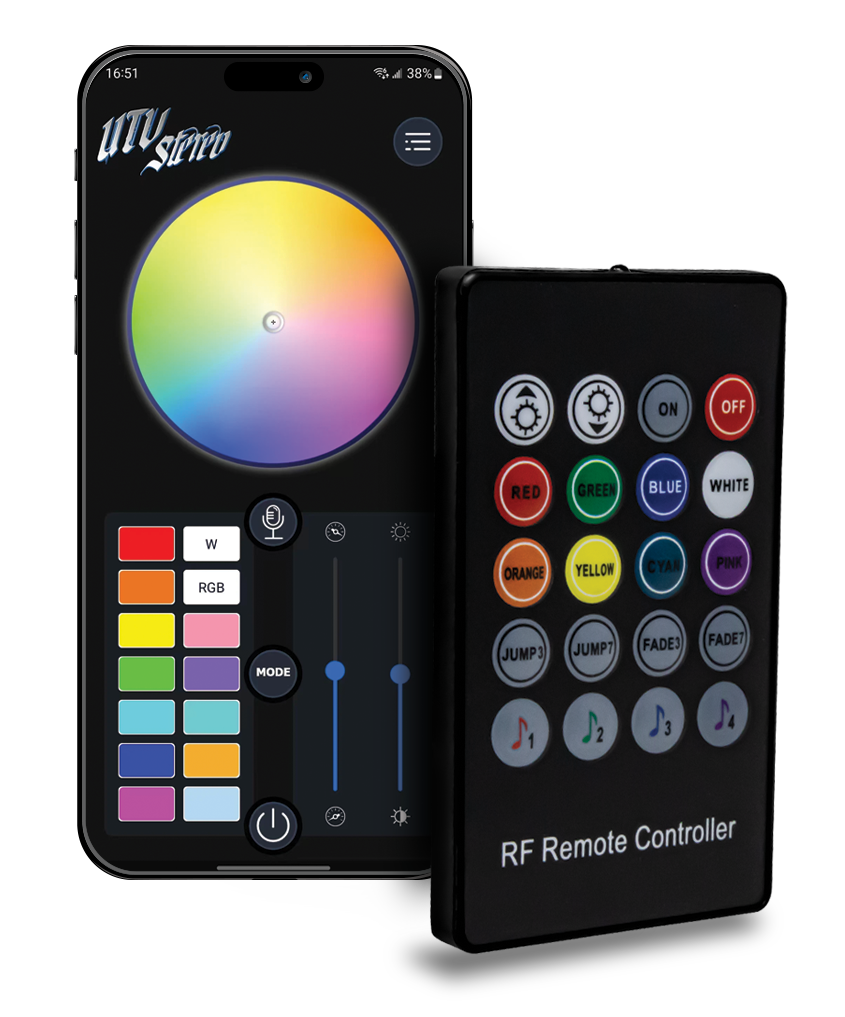 Bluetooth® RGB LED Controller Kit | UTVS-RGB-BTKIT Dunes 2 Dezert SXS