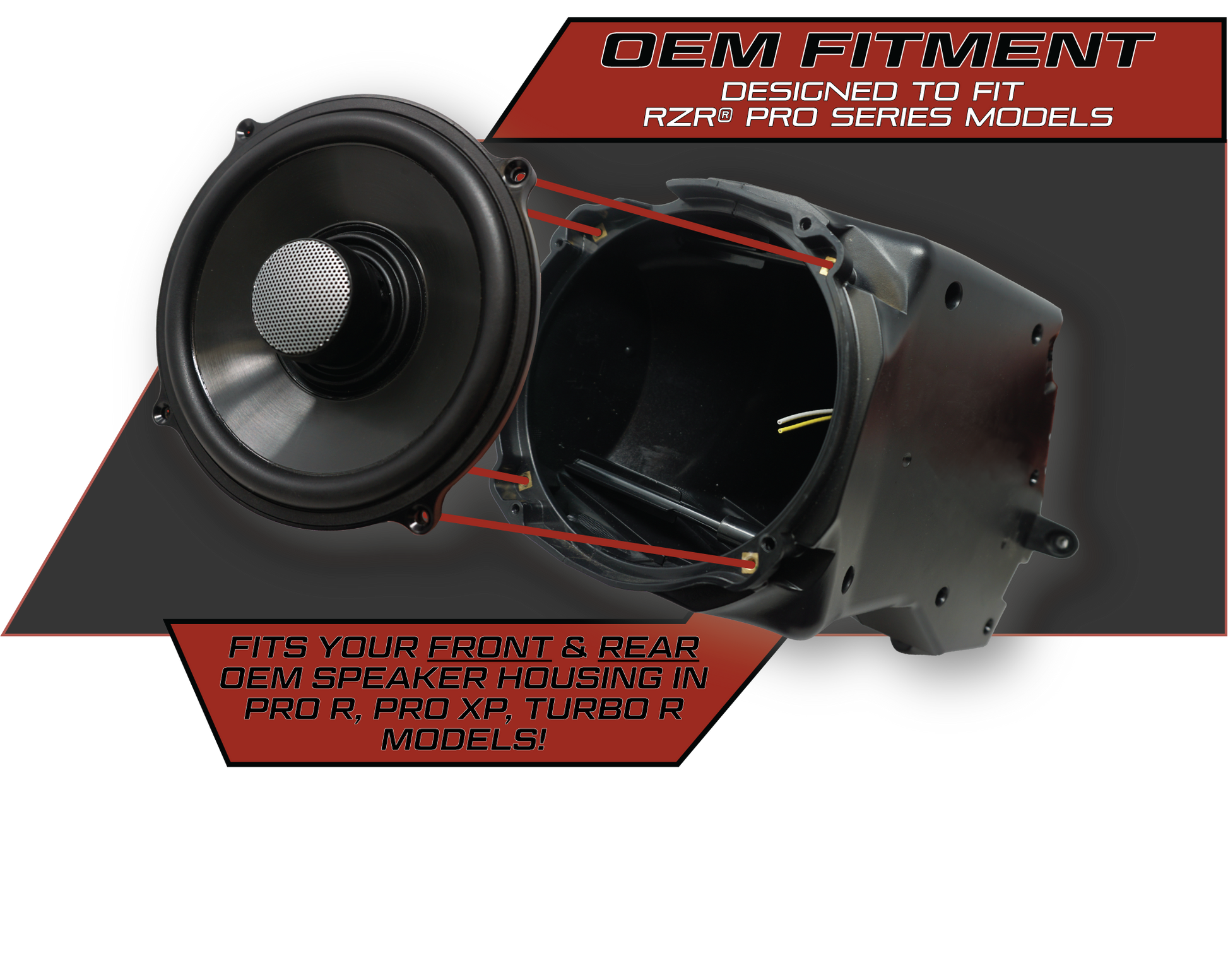 Pro Series 6.5" Speakers (Pair) | UTVS-P654 Dunes 2 Dezert SXS