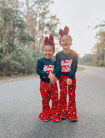 Red and green leopard bell jeans - Get it from Bo