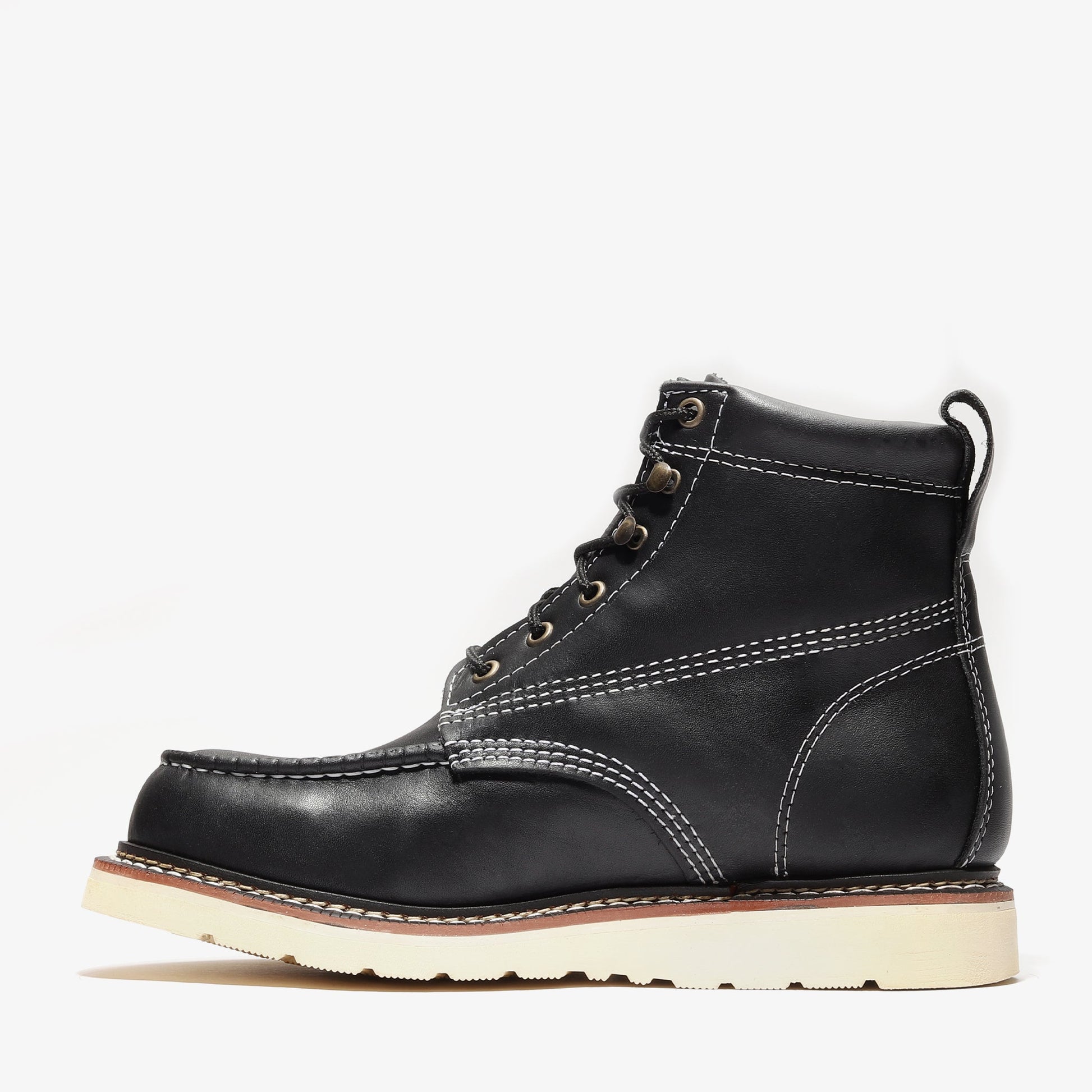 FRONTIER CLASSIC 6" MOC TOE BLACK XL Bonanza Boots