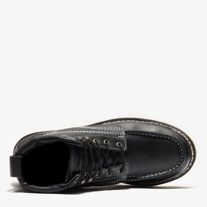 FRONTIER CLASSIC 6" MOC TOE BLACK Bonanza Boots