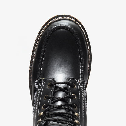 FRONTIER CLASSIC 6" MOC TOE BLACK Bonanza Boots