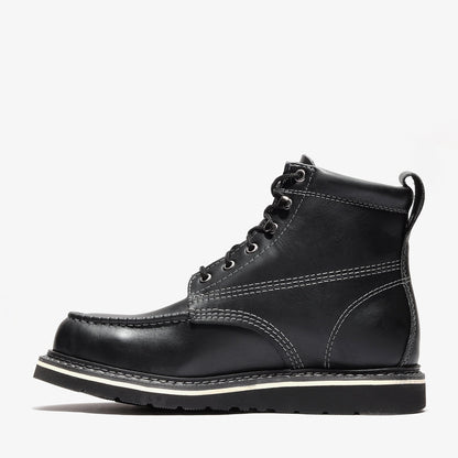 FRONTIER CLASSIC 6" MOC TOE JET BLACK Bonanza Boots