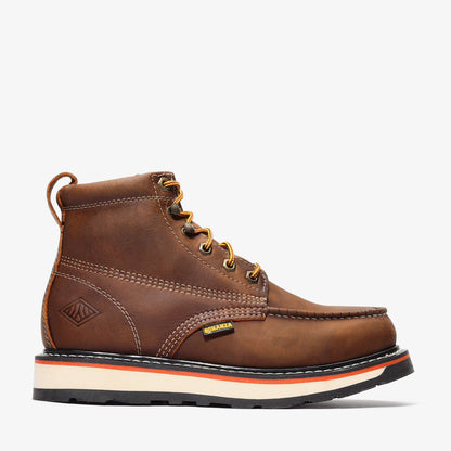 FRONTIER DUAL 6" MOC TOE CRAZY BROWN Bonanza Boots