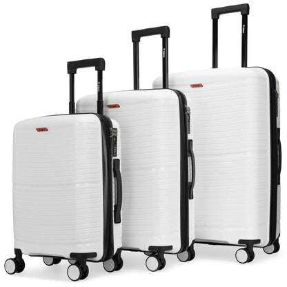 Trencher 3 Piece Expandable Tough Luggage Set Travellty