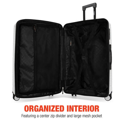 Trencher 3 Piece Expandable Tough Luggage Set Travellty