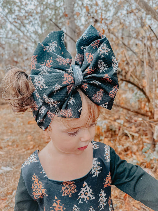 Leopard trees messy wrap - Get it from Bo