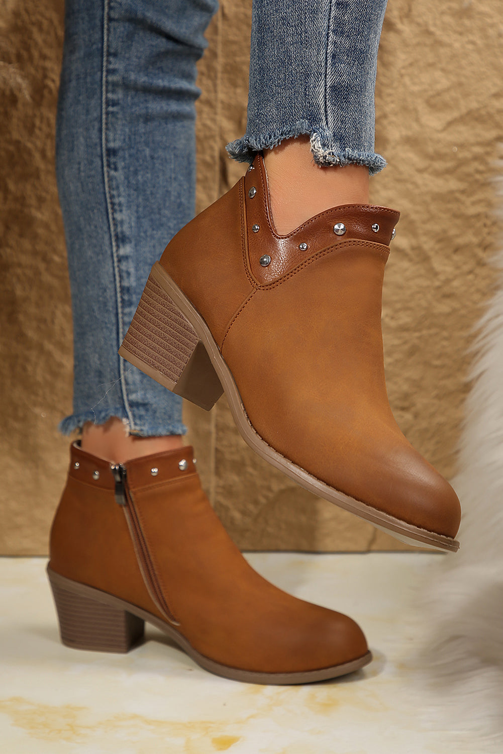 Melody Studded Ankle Boots - Get it from Bo