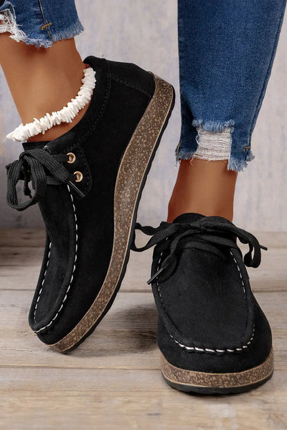 Sutton Thick Sole Lace-up Casual Shoes