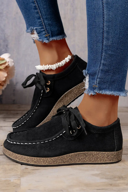 Sutton Thick Sole Lace-up Casual Shoes