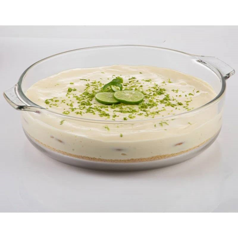 3-Quart Glass Bakeware Casserole Dish Dutch Oven with Oven-Safe Glass Lid FastFurnishings