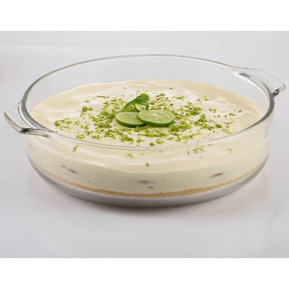 3-Quart Glass Bakeware Casserole Dish Dutch Oven with Oven-Safe Glass Lid FastFurnishings