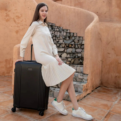 Evalyn 3 Piece Expandable Classy Luggage Set Travellty