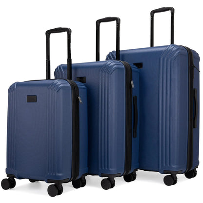 Evalyn 3 Piece Expandable Classy Luggage Set Travellty