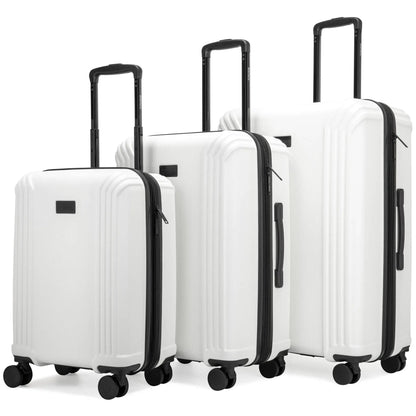 Evalyn 3 Piece Expandable Classy Luggage Set Travellty