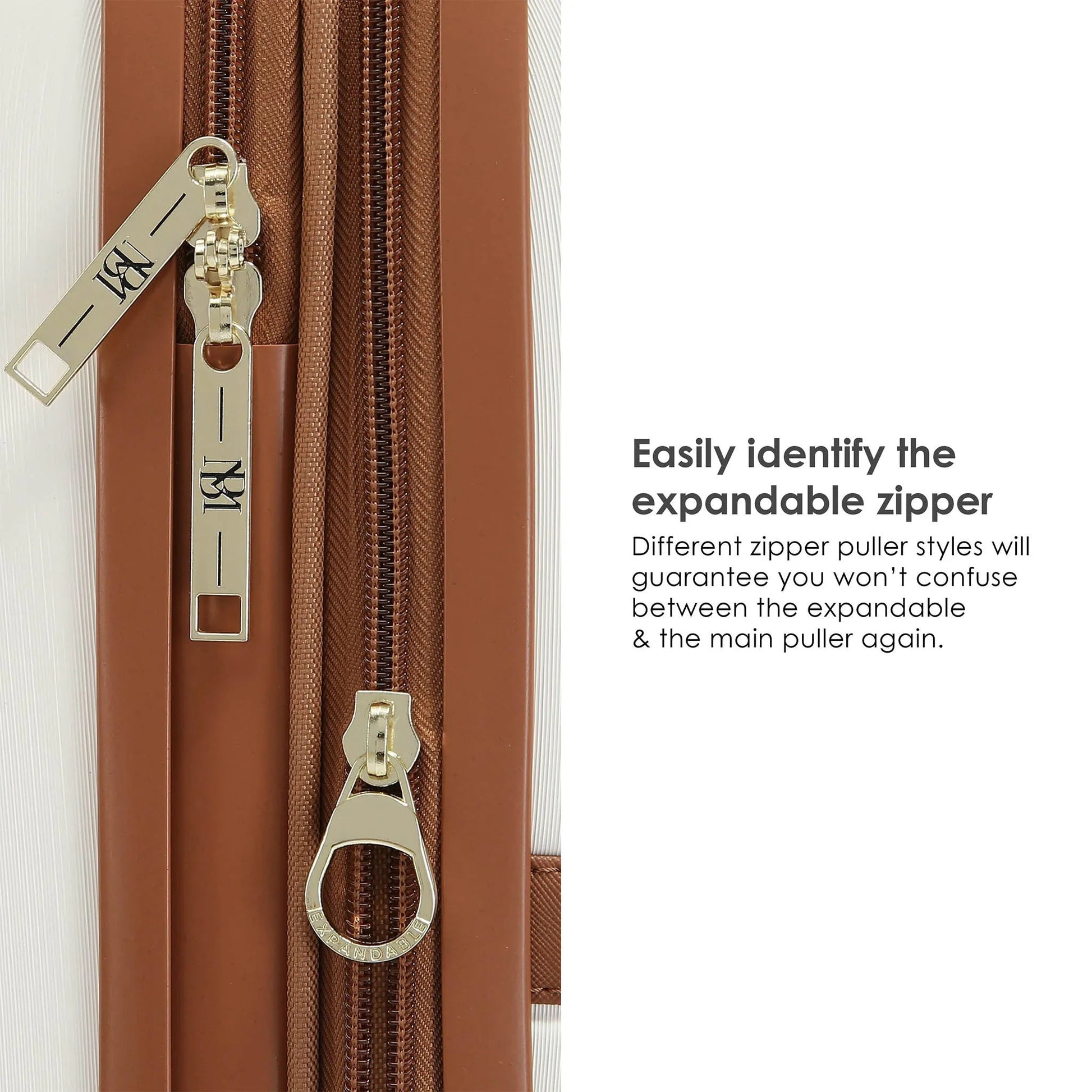 Grace 3 Piece Expandable Retro Luggage Set Travellty