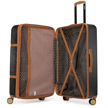 Grace 3 Piece Expandable Retro Luggage Set Travellty
