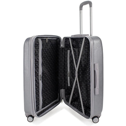 Snakeskin 3 Piece Expandable Classy Luggage Set Travellty