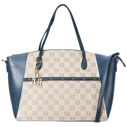Caroline Vegan Leather Monogram Weekender Duffel Bag Travellty