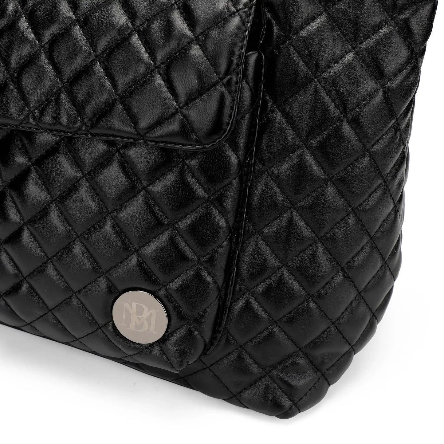 Diana Quilted Vegan Leather Weekender Duffel Bag