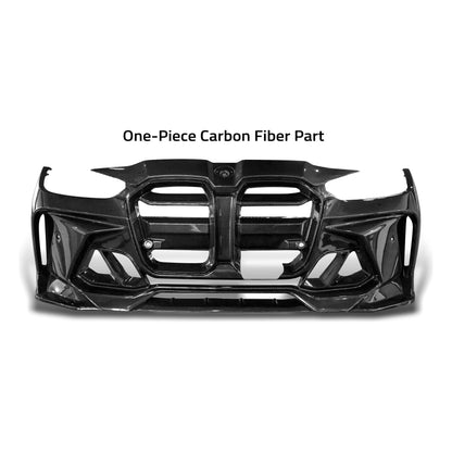 Vorsteiner - GTS-V BMW G8X M3 | M4 One-Piece Carbon Fiber Aero Front Bumper - Get it from Bo