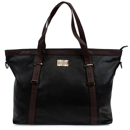 Anna XL Vegan Leather Weekender Duffel Bag