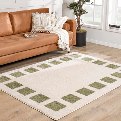 Beynon Green Washable Area Rug Boutique Rugs