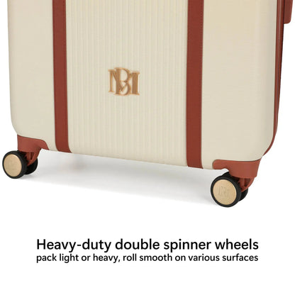 Mia 3 Piece Expandable Retro Luggage Set Travellty