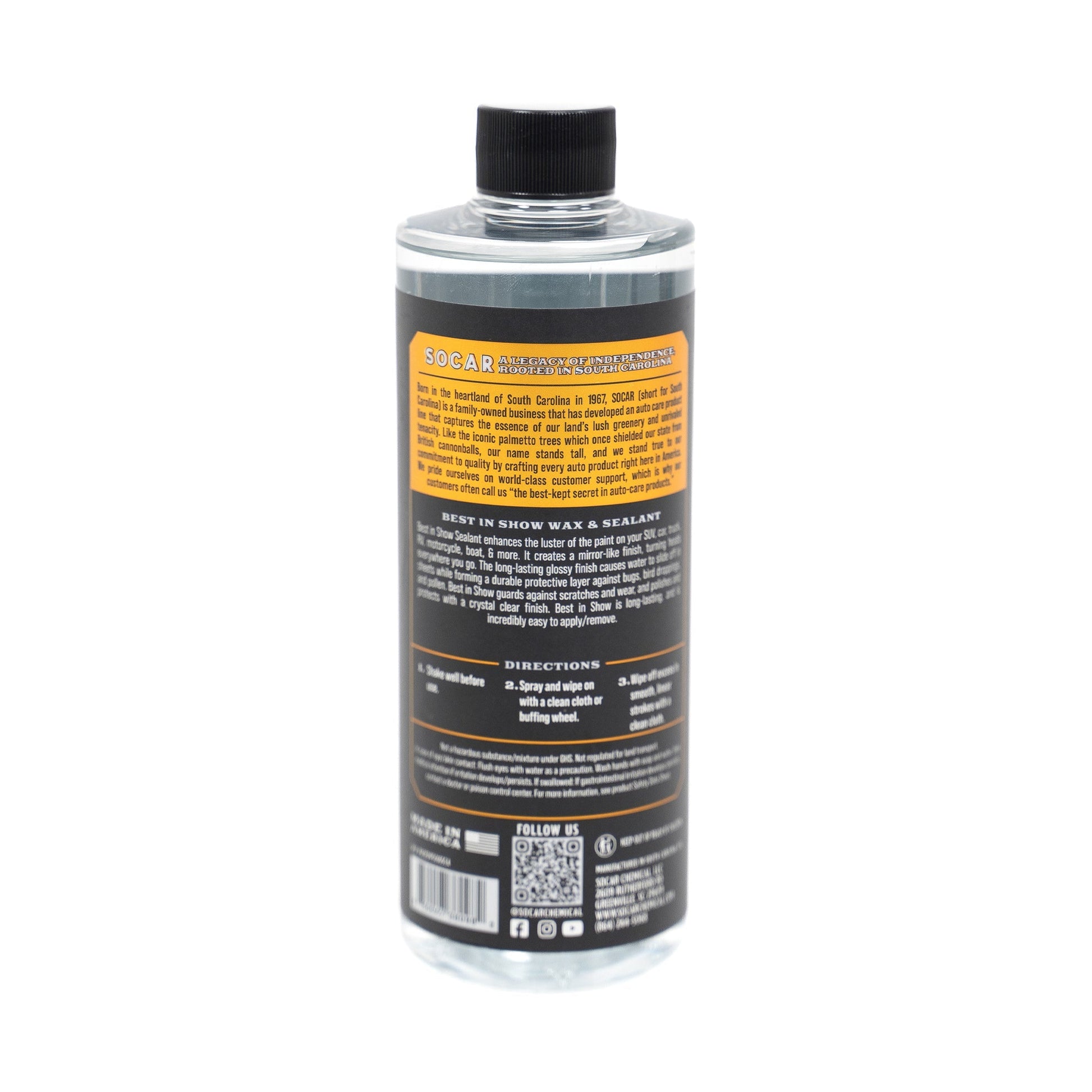 Best in Show - Ceramic-Like Spray Wax Socar Chemical
