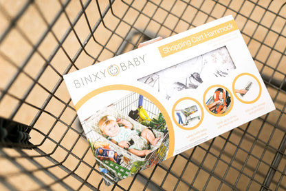 Baby Shopping Cart Hammock | Coming Up Roses Beautiful Floral Print Binxy Baby