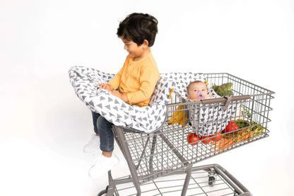 Baby Shopping Cart Cover | Triangles - Get it from Bo