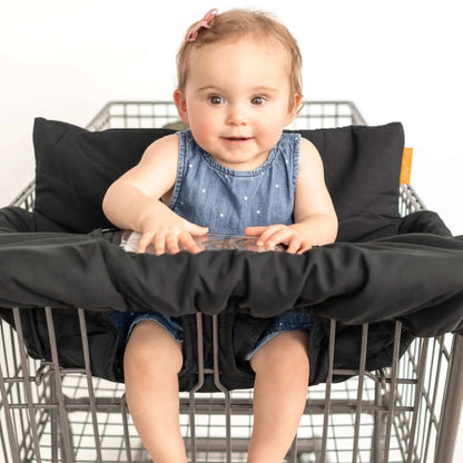 Baby Shopping Cart Cover | Black Fabric - Get it from Bo