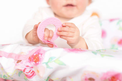 Baby Shopping Cart Cover | Full Bloom Watercolor Floral Print Binxy Baby