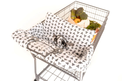 Baby Shopping Cart Cover | Triangles - Get it from Bo