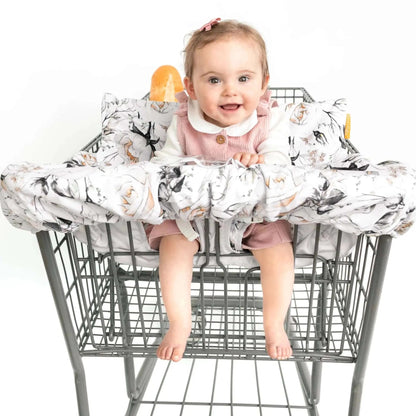 Baby Shopping Cart Cover | Coming Up Roses Beautiful Floral Print - Get it from Bo