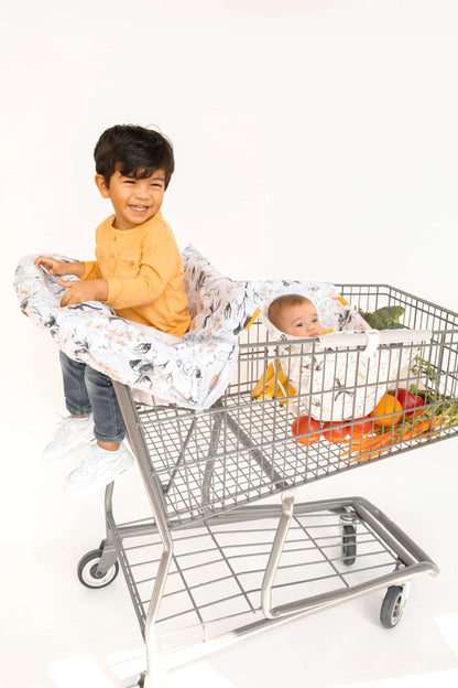 Baby Shopping Cart Cover | Coming Up Roses Beautiful Floral Print - Get it from Bo