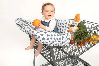 Baby Shopping Cart Cover | Triangles - Get it from Bo
