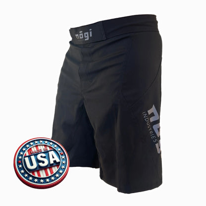 Phantom 4.0 Fight Shorts - Classic Black - MADE IN USA NoGi Industries
